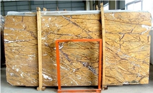 Rain Forest Gold Marble Slabs & Tiles, India Brown Marble