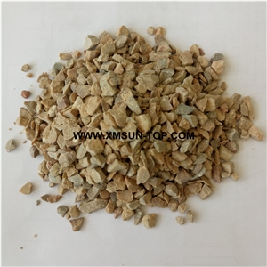 Beige Aggregates& Gravels/Cream Crushed Stone/Pebbles in Small Size/Small Pebble River Stone/Gravel Stone for Garden Road Paving/Aggregates for Walkway/Landscaping Stone/Garden Decoration