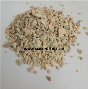 Beige Aggregates& Gravels/Cream Crushed Stone/Pebbles in Small Size/Small Pebble River Stone/Gravel Stone for Garden Road Paving/Aggregates for Walkway/Landscaping Stone/Garden Decoration
