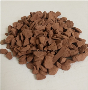 Brown Aggregates& Gravels(5-8mm)/Brown Crushed Stone/Pebbles in Small Size/Small Pebble River Stone/Gravel Stone for Garden Road Paving/Aggregates for Walkway/Landscaping Stone/Garden Decoration