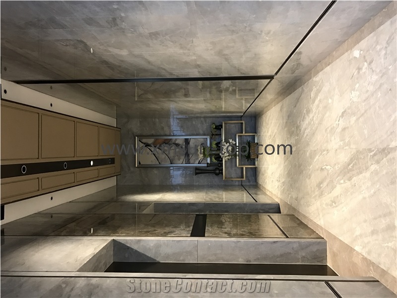 Chinese Ice Grey Marble Tile& Grey Marble Tile& Ice Grey Marble