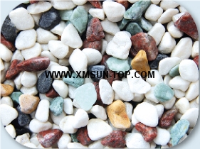 Multicolor Pebbles with Different Size(Machine Cutting)/ Multicolor Pebbles/Round Pebbles/Pebble for Landscaping Decoration/Wall Cladding Pebble/Flooring Paving Pebble