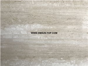 Polished Beige Travertine Slabs&Customized&Tiles/Light Beige Travertine Stone for Flooring&Floor Covering/Travertine Stone for Wall Cladding&Wall Covering/Travertine Pattern