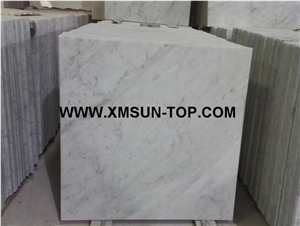 Polished Bianco Carrara Marble Tiles/White Carrara Marble Cut to Size/Carrara White Marble Floor Tile/Branco Carrara Marble Wall Tiles/White Marble Floor Covering Tiles/Interior Pavers