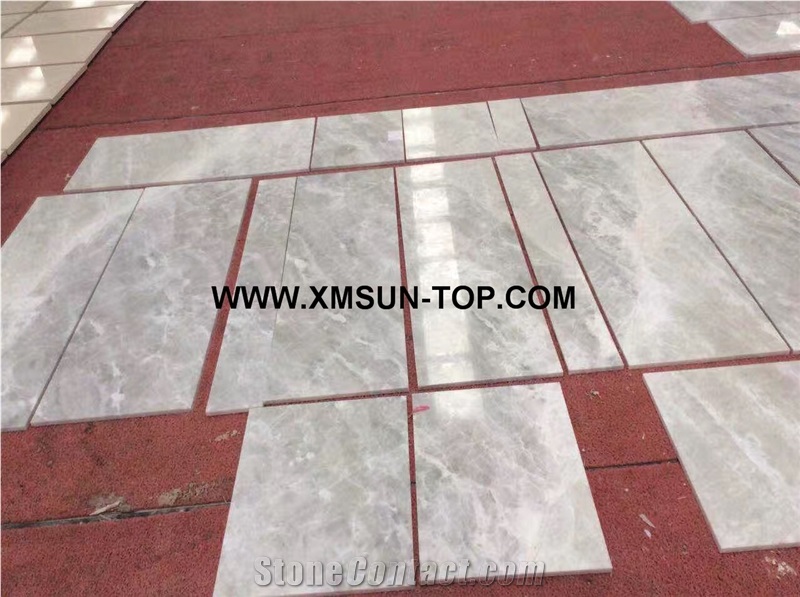 Polished China Ice Grey Marble Tiles/Grey Marble Cut to Size/Light Grey Marble Floor Tile/Chinese Marble Wall Tiles/Grey Marble Floor Covering Tiles/Interior Pavers
