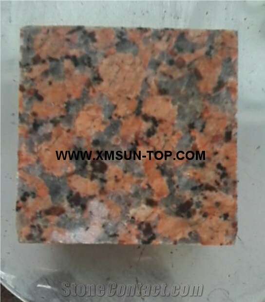 Polished G562 Granite Cobble Stone/Mapple Red Granite Cube Stone/Maple Leaves Granite Paving Sets/Maple Leaf Red Granite Exterior Pavers/China Capao Bonito Granite Paving Stone/Stone Floor Covering