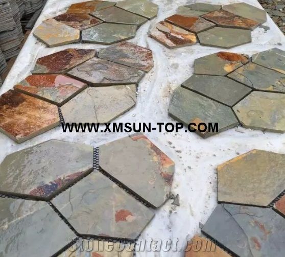 Rusty Slate Random Flagstones/Rust Slate Irregular Flagstones/Rusty