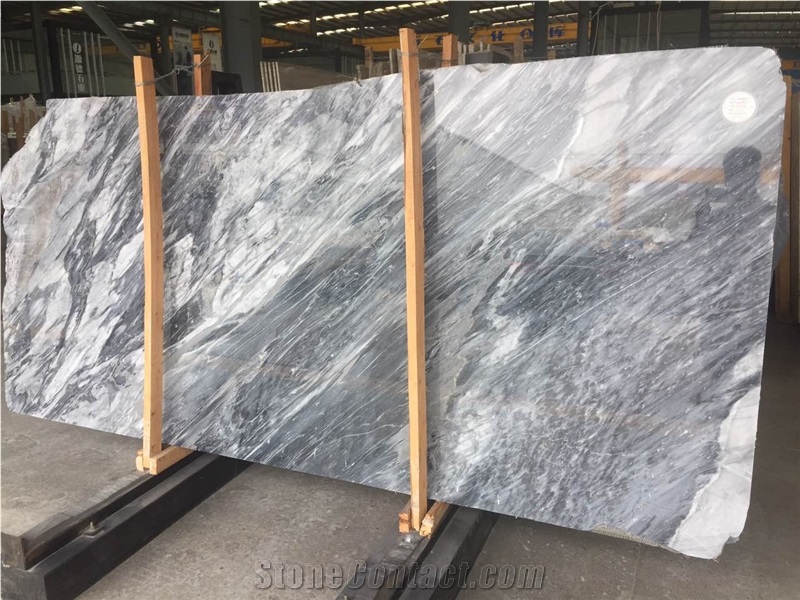Bardiglio Carrara Marble Blocks and Slabs, Italy Grey Marble