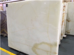 Honey Onyx Solid Surface Stone Table Tops, White Onyx Reception Counter, Onyx Stone Work Top