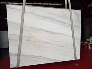 China Carrara White, Guangxi White Polished Slabs for Flooring Tile, Wall Tile