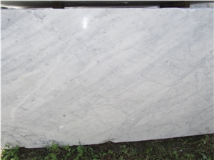 Italy Carrara White Polished Slabs for Flooring Tile, Wall Tile