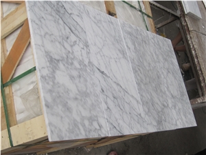 Italy Carrara White Polished Slabs for Flooring Tile, Wall Tile