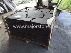 Black Basalt/ Basaltina / Basalto/ China Black/ Hainan Black/ Hainan Black Basalt/Flagstone Tiles/ Walling/ Flooring/Dark Basalt / Blue Stone / Wall Tiles / Slabs / Covering /Paver