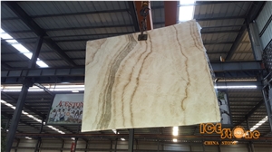 Beige Onyx/Beige Color/Backlit/Transparency/Natural Stone/Bookmatch/Slabs/Tiles/Cut to Size Polished Surface/Flooring/Wall Cladding