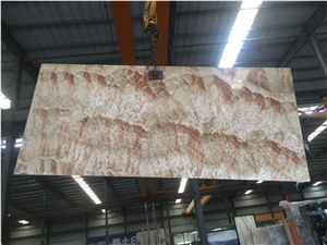 Beige Onyx Chinese Peacock Onyx Translucent for Wall Coverings for Countertop