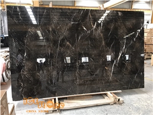 Nero St Laurent/Sant Laurent/St. Laurent/Chinese Hot Selling Material/ Bookmatch/Marble Slabs/Tiles/Cut to Size