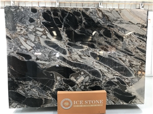 Polished Slabs, Blue Galaxy Marble Slabs & Tiles, Blue Marble from China, Mixed Color Slabs for Wall Coverings, Floor Coverings and Countertps