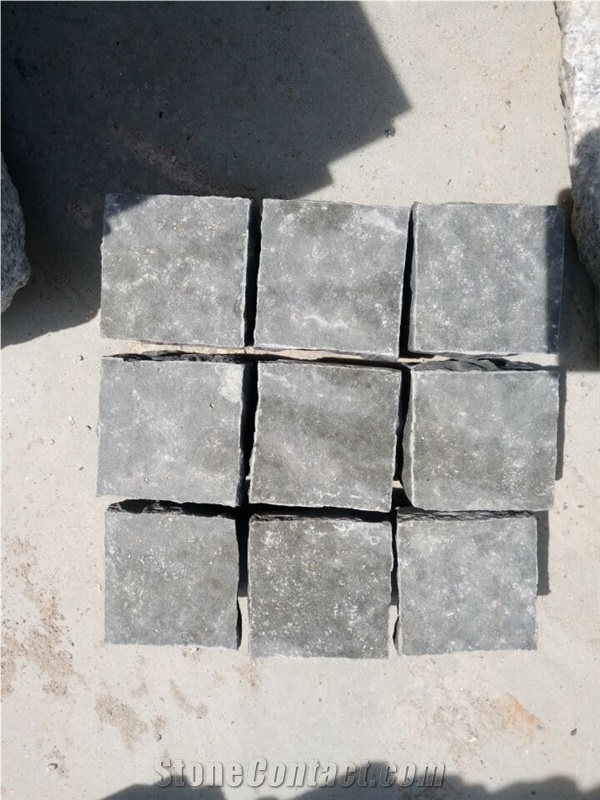 China Black Basalt Zhangpu Black Cube Stone Paving Sets