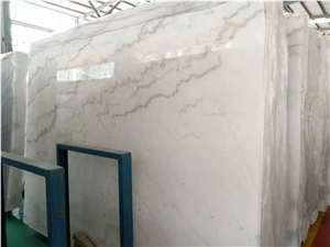 China White Marble, Guangxi White, China Bianco Carrara Marble Polished Slab Tile
