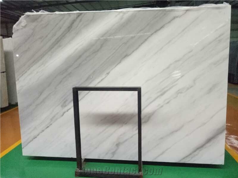 China White Marble, Guangxi White, China Bianco Carrara Marble Polished Slab Tile