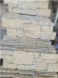 Culture Stone,Wall Cladding,Stone Wall Decor,Rusty Yellow Slate Wall Panel