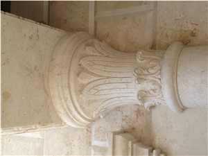 Jerusalem Bone White Limestone Balustrades