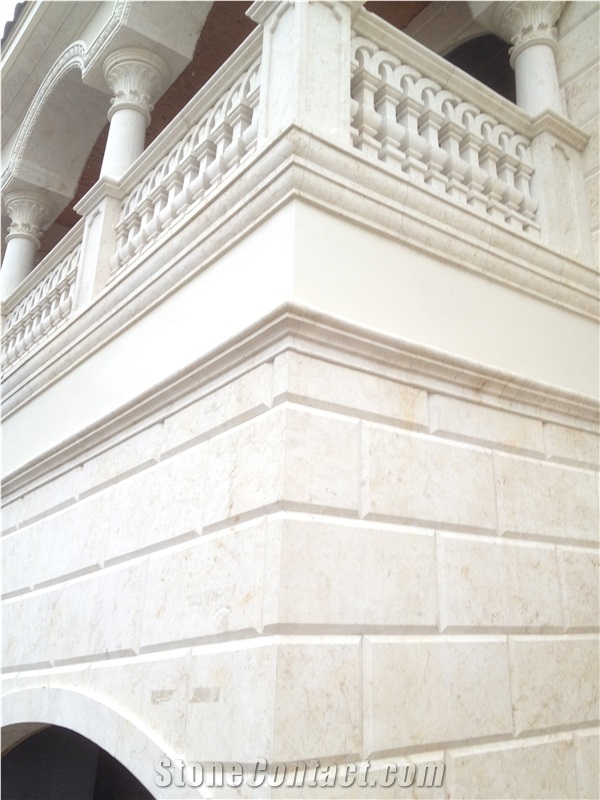 Jerusalem Bone White Limestone Balustrades