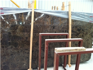 Cheap Chinese Coffee Cream Marble Slabs, Emperador Gold Marble Slabs 2cm Thickness