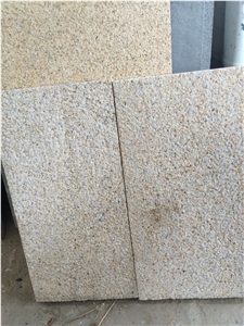 Flamed China Golden Yellow Granite,Zhangpu Yellow,G682 Granite Tile&Slab for Countertops, Exterior - Interior Wall and Floor Applications, Pool and Wall Cladding