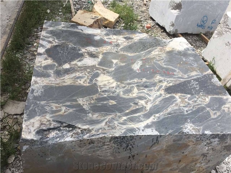 Galaxy Blue Granite Tile&Slab for Countertops, Exterior - Interior Wall and Floor Applications, Pool and Wall Cladding