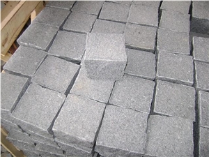 Grey Granite G654 Flamed Paver Stone,Rought Finishing Stone for Outdoor,Natural Split Cobblestone, Garden and Landscaping Stone