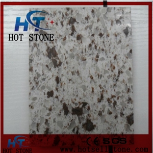 Lls5003 Artificial Quartz Stone Slab /Double Color Artificial Quartz Slab&Tile/Engineered Stone Slab/Floor & Wall Tile/ Wall Covering/Floor Covering/Polished Surface/Silestone