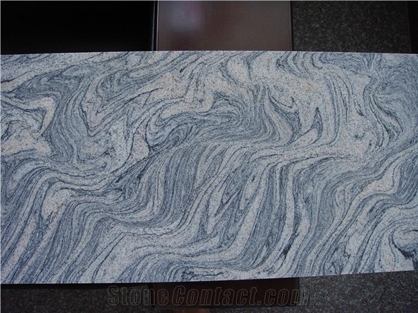 Low Price China Juparana Granite Step Stairs Riser Multicolour Granite Wave Sand Granite G261 Granite Juparana Grey Pink Background