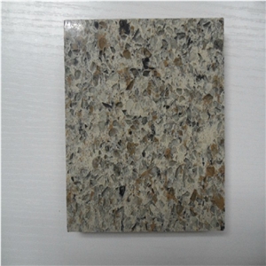 Lss5001 Artificial Quartz Stone Tile & Slab with Double Color Particle/Engineered Quartz Stones/Manmade Stone/Cut to Size/Engineered Tiles/Floor & Wall Covering/Polished Surface/Decoration