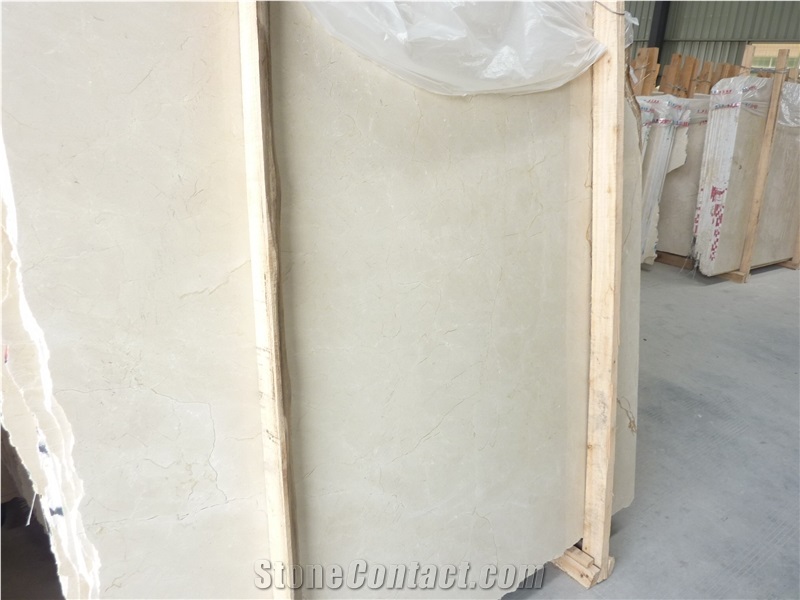 Spain Crema Marfil Marble Tile&Slab for Countertops, Exterior - Interior Wall and Floor Applications, Pool and Wall Cladding
