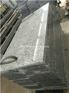China G603 Grey Granite/Sesame White Granite/Cheap Bianco Crystal Granite in Stairs Steps with Anti Slip/Beveled Long Edge/Treads and Risers/Natural Building Stone Interior