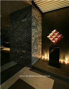 High Quality Silver Wave Marble Slab,Kenya Black Marble Wall Tiles,Ancient Wood Marble,Wooden Black Marble,Silver Wave Slab,Ancient Wood Marble