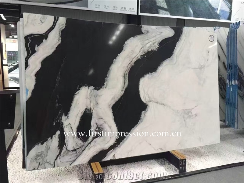 Panda White Marble Slab /White Marble Slabs Tiles/Panda White Marble/China Panda White Marble/Black and White Mixed Marble Slabs for Project ,Panda White Marble Wall & Floor Tiles/Wall Coverings