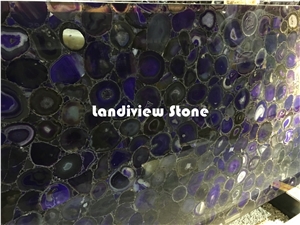 Blue Agate Slabs and Tiles