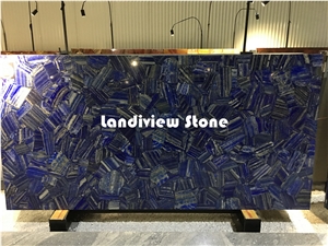 Semiprecious Stone Lapis Lazuli Slabs For Wall Floor Tiles