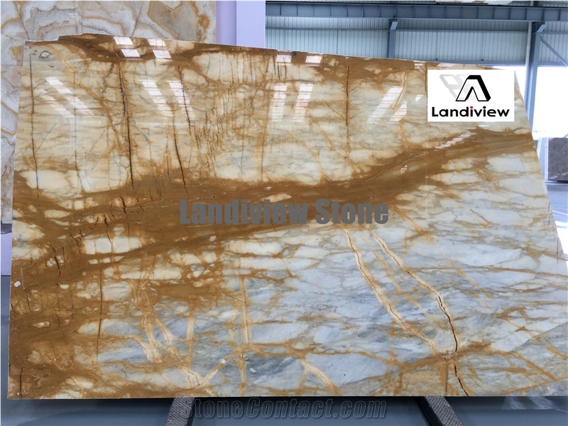 Siena Gold Marble Slabs and Tiles