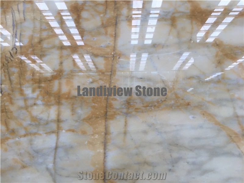 Siena Gold Marble Slabs and Tiles