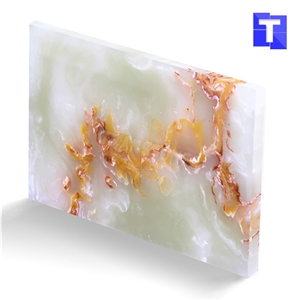 A Quality Artificial Green Crystal Onyx Wall Panel,Floor Tiles Solid Surface Verde Glass Alabaster Stone for Bar Tops,Reception Table Desk Panel for Hotel Counter Tops Design,Interior Furniture