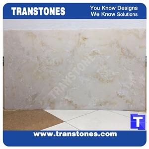 High Gloss Artificial Marble Beige Spray Silver Faux Slabs,Tile 3d Waterjet Wall Panel Celing Floor Covering,Solid Surface Engineered Glass Resin Stone Interior Building Decor