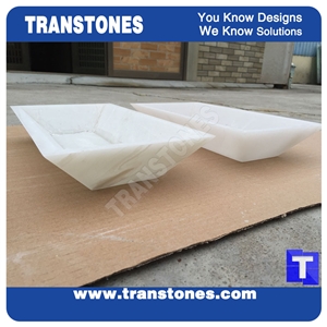 Manufacture Solid Surface Artificial White Marbl Interior Pillar Caps,Pier Caps for Column,Engineered Stone Quoin,Wall Coping Stone