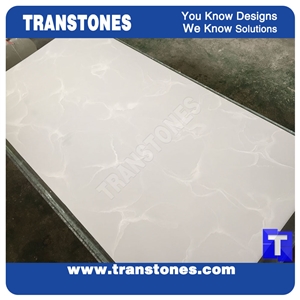 Solid Surface Royal White Rose Artificial Marble Slabs Polished Wall Cladding Panel,Floor Covering,Interior Stone Building Material Manufacture