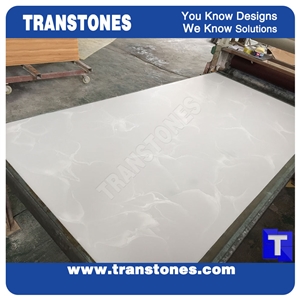 Solid Surface Royal White Rose Artificial Marble Slabs Polished Wall Cladding Panel,Floor Covering,Interior Stone Building Material Manufacture