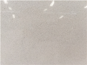 Artificial Quartz Stone B1104 Pure Grey Mirror Solid Surfaces Polished Slabs & Tiles Engineered Stone for Hotel Kitchen Counter Top Walling Panel Environmental Building Materials