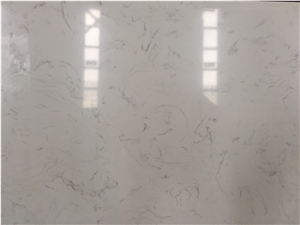 Artificial Quartz Stone Bs3501 Solid Surfaces Polished Slabs & Tiles Engineered Stone for Hotel Kitchen Counter Top Walling Panel Environmental Building Materials