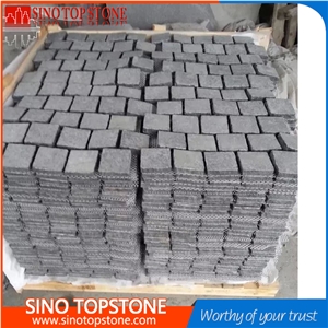 China Natural Basalt G684, China Black Peral Granite, Fuding Black, G684 Cube Stone, Cobblestone Paver, Tiles
